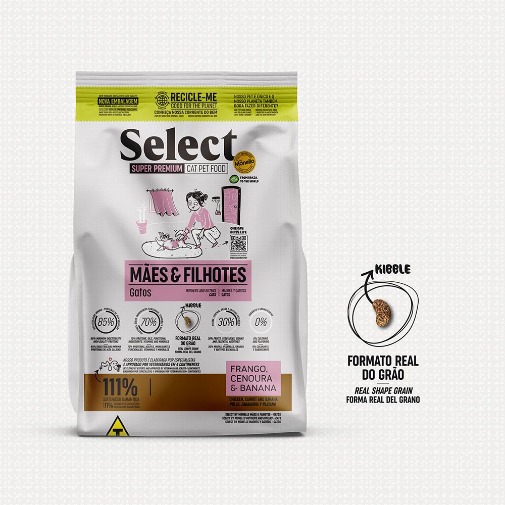 Ração Select para Gatos Filhotes e Gestantes - Imagem 2