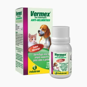 Vermex Plus Morango 20ml - Remédio para Vermes
