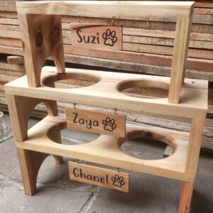 Comedouro Quadruplo Personalizado