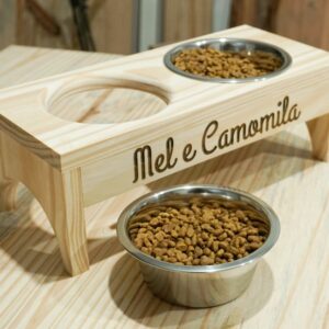 Comedouro Duplo Personalizado