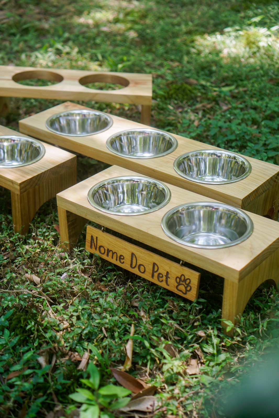 Comedouro Triplo Personalizado