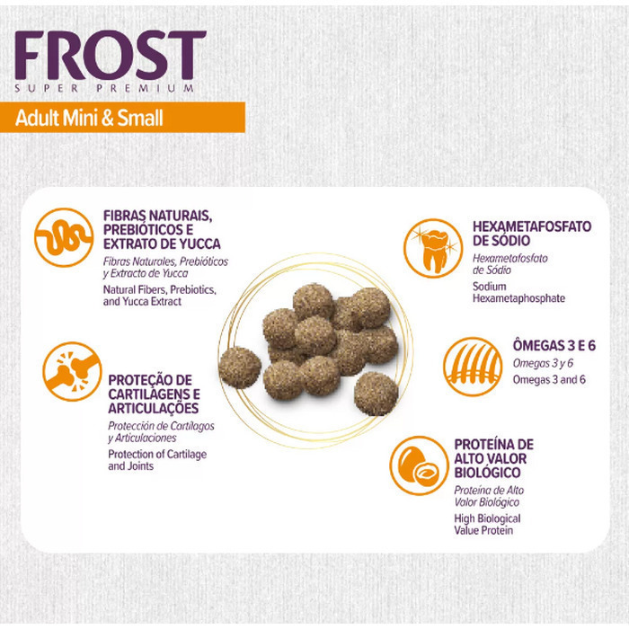 Ração Frost Cães Adultos Pequenos 2,5 kg - Imagem 3