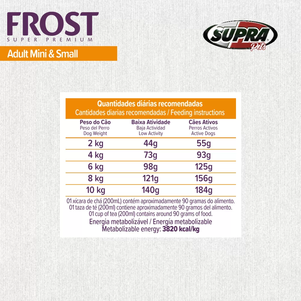 Ração Frost Cães Adultos Pequenos 2,5 kg - Imagem 4