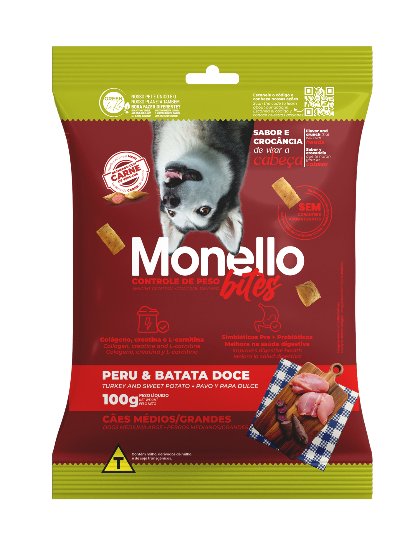 Monello Bites Controle de Peso Médias/Grandes