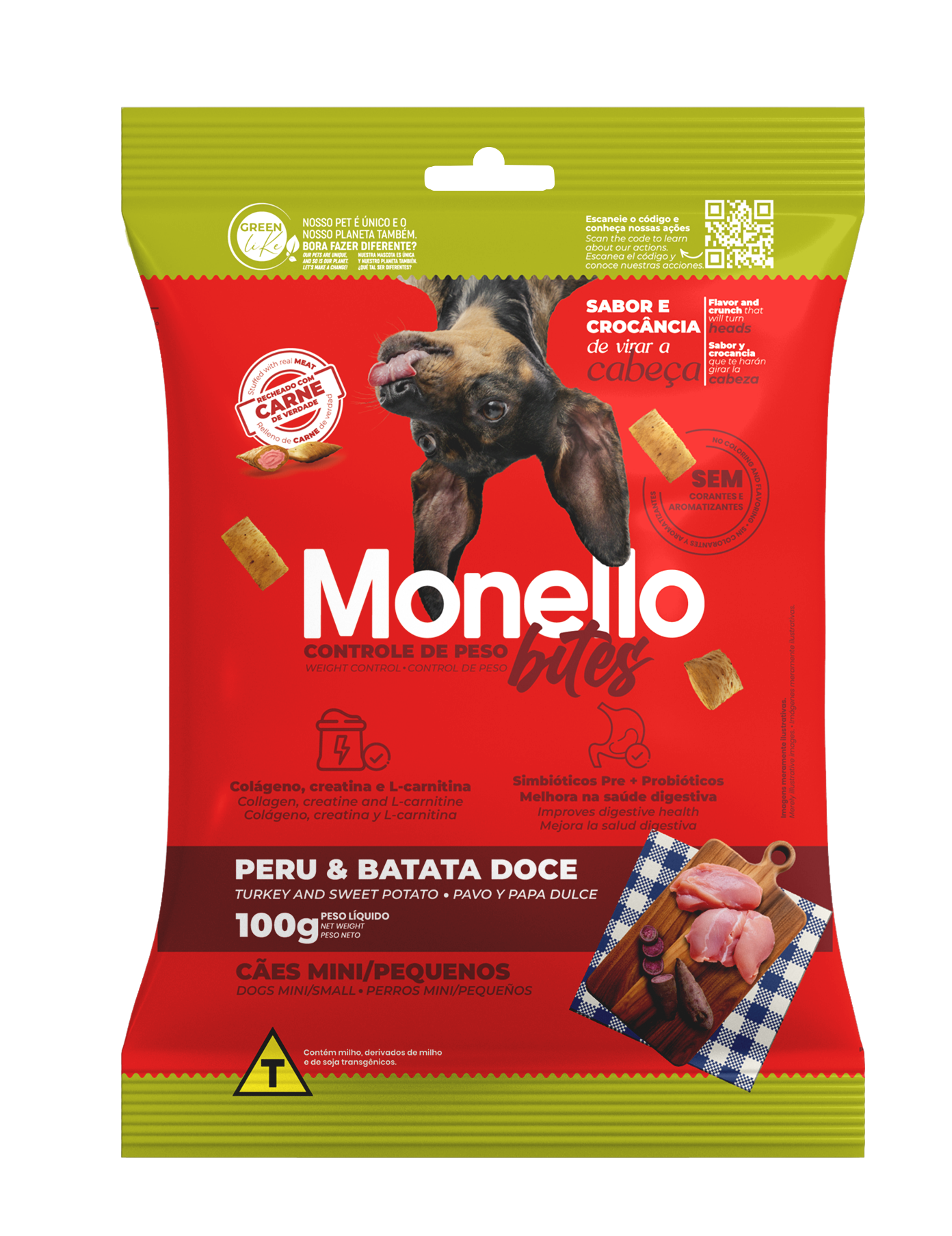 Monello Bites Controle de Peso Mini/Pequenas