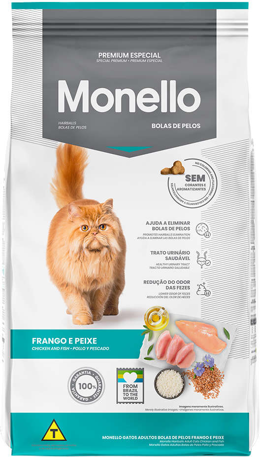Monello Especial Gatos Adultos Bolas de Pelos